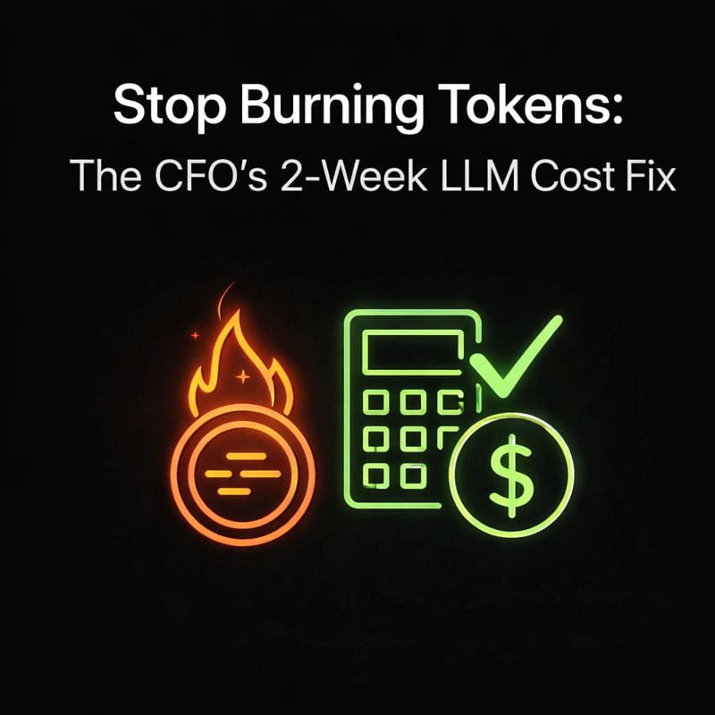 Stop Burning Tokens: The CFO's 2-Week LLM Cost Fix